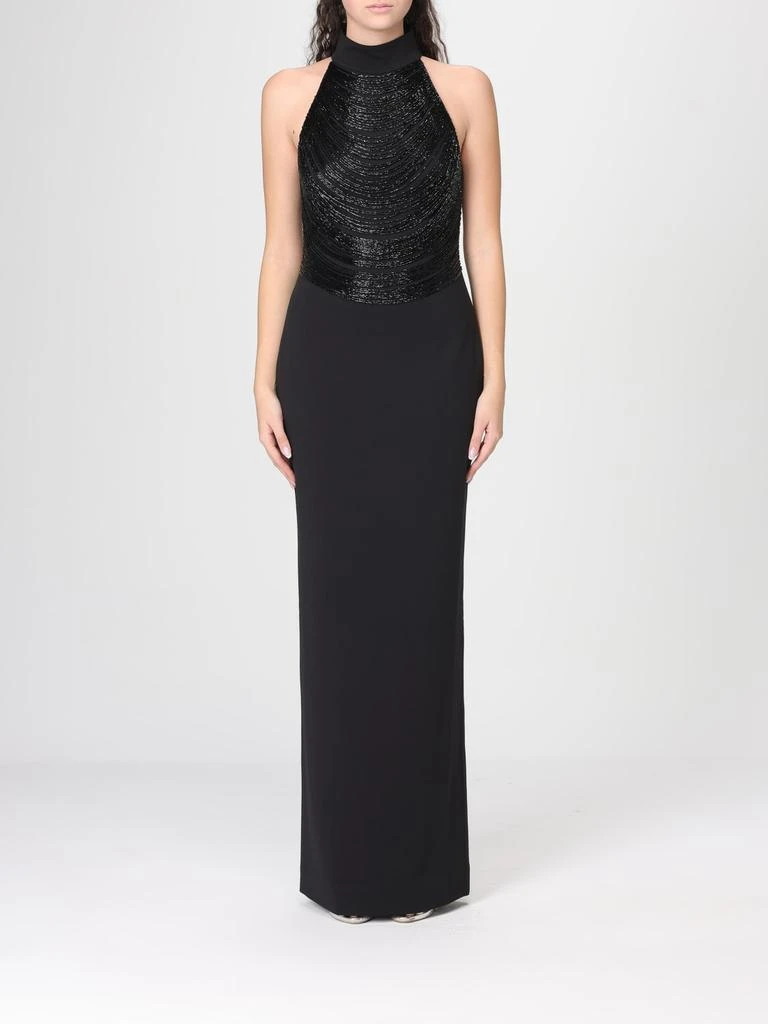 SOLACE LONDON Severny pleated layered midi dress - Dresses & Skirts - Free  Shipping - BeyondStyle