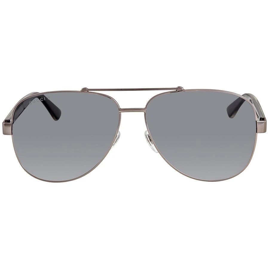 Gucci Polarized Grey Pilot Men's Sunglasses GG0528S 007 63 1