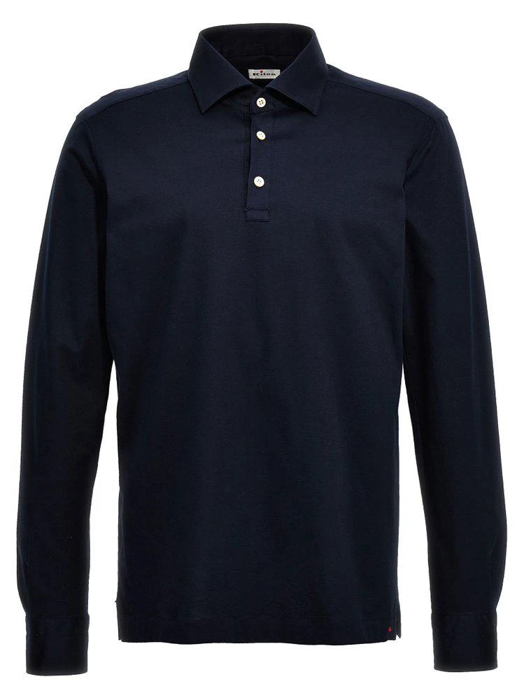 Kiton Kiton Long-Sleeved Buttoned Polo Shirt 1