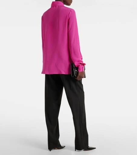 Costarellos Keltie silk crêpe de chine shirt 3