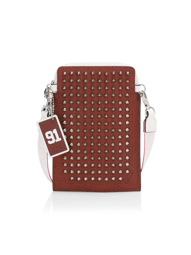 Christian Louboutin Loubilab Spiked Leather Crossbody Bag