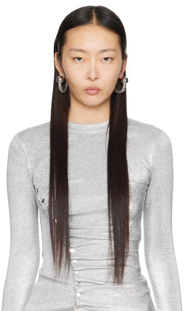 Rabanne Silver Boucle D
Oreill Earrings 3