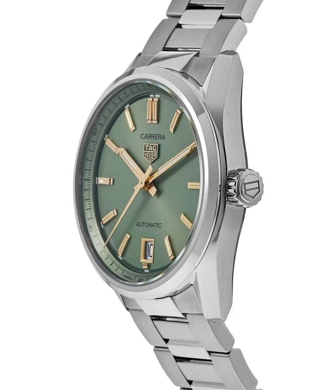 Tag Heuer Tag Heuer Carrera Automatic Green Dial Steel Women's Watch WBN2312.BA0001 3