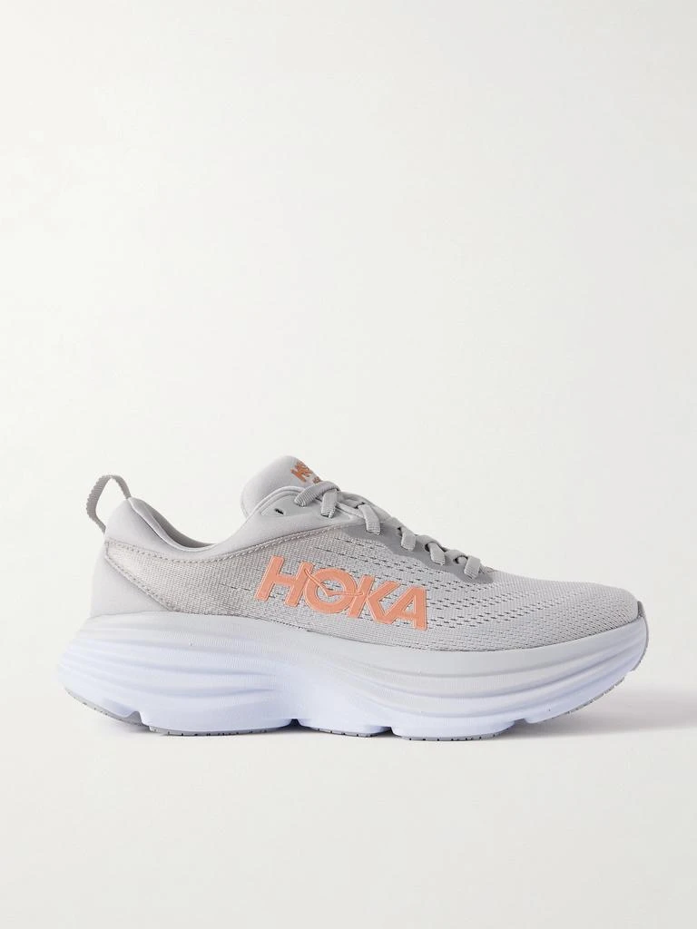 Hoka One One Bondi 8 橡胶边饰网眼运动鞋
