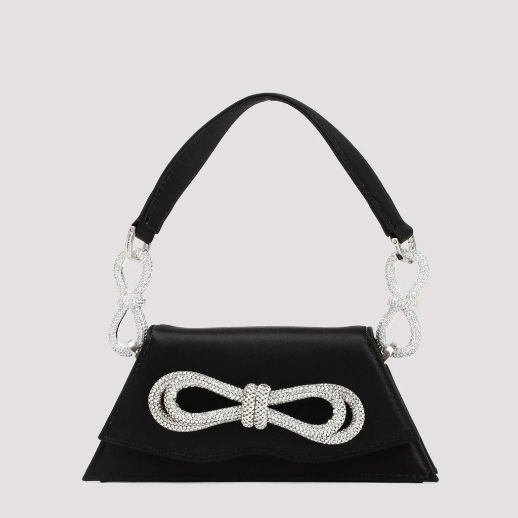 Mach & Mach Samantha Double Bow Glitter Handbag 1