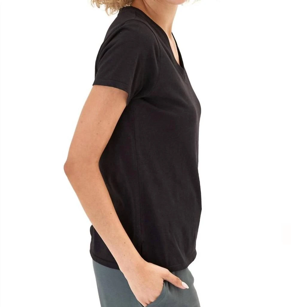 Threads for Thought Threads 4 Thought - Pattie Classic Jersey V Neck Organic Cotton Tee 2