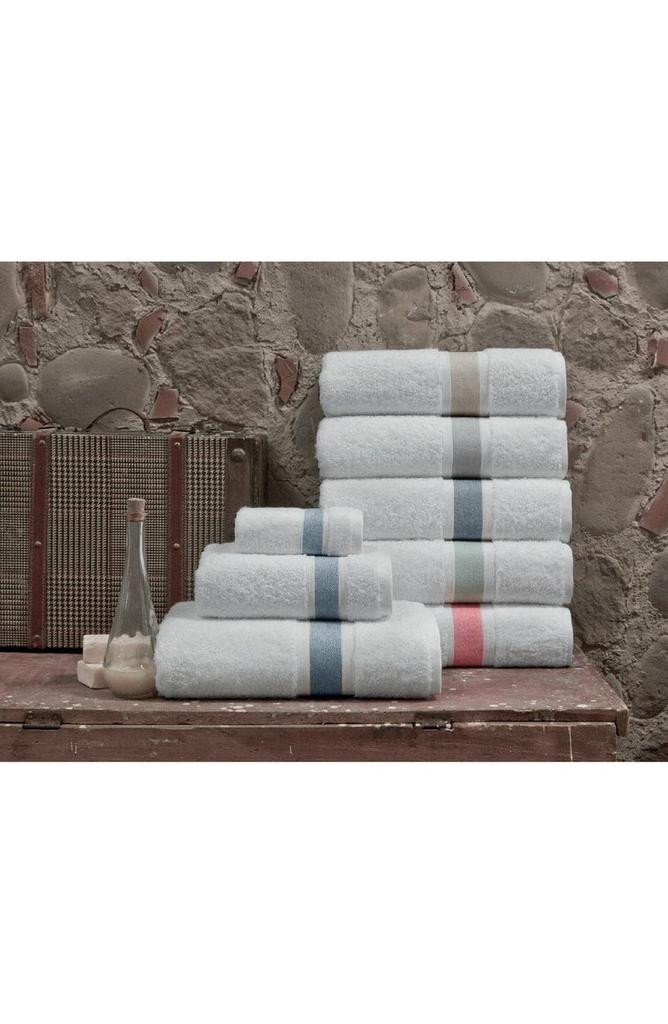 Enchante Home ENCHANTE HOME Unique Turkish Cotton Beige Hand Towel - Set of 8