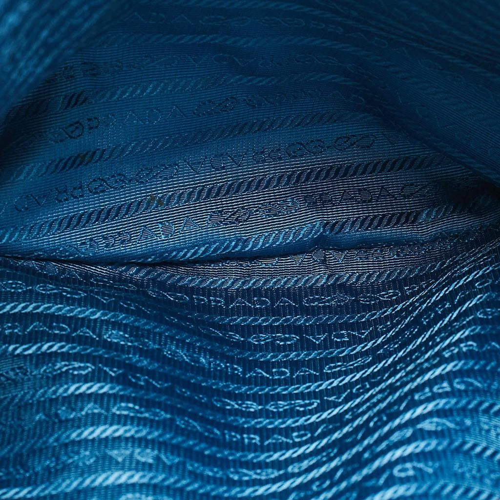 Prada Prada Blue Saffiano Lux Leather Large Double Zip Tote 19