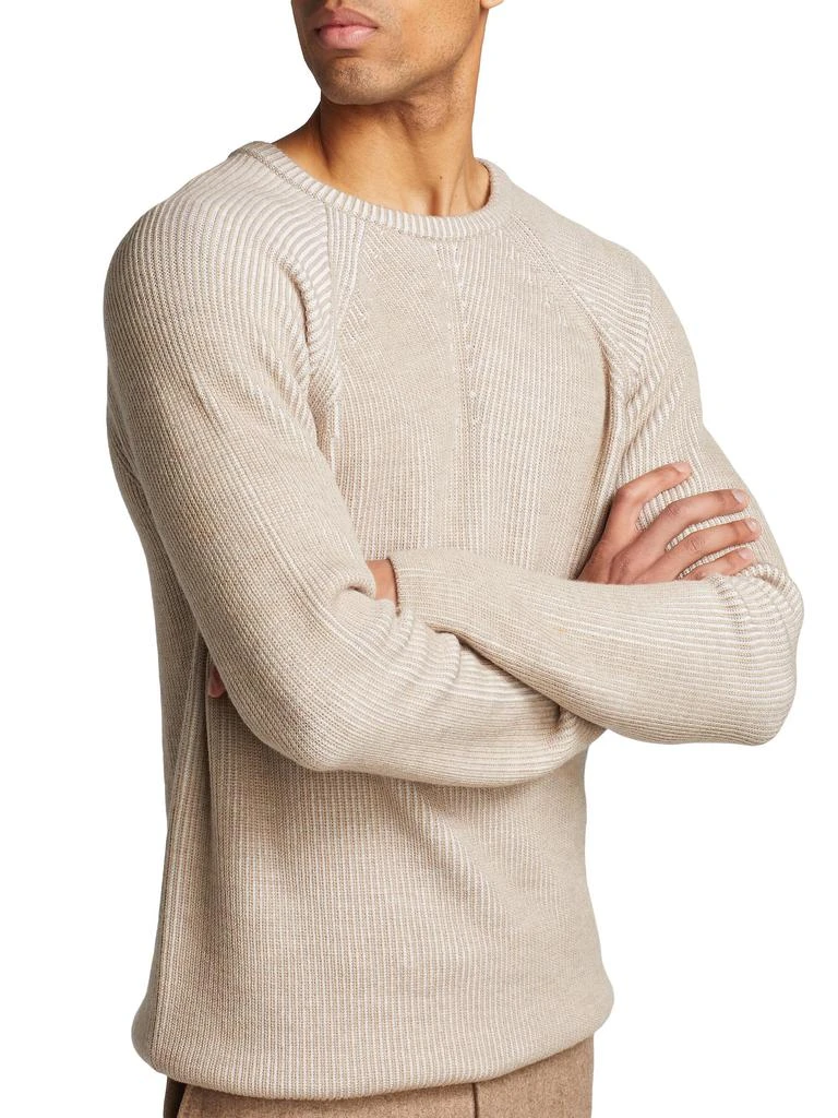 Saks Fifth Avenue COLLECTION Ribbed Crewneck Sweater 4
