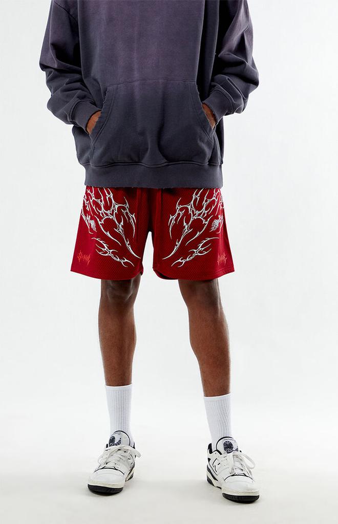 ウェア WKNDRS BASKETBALL SHORTS NM026 WKNDRS Basketball Shorts - Red | International Store