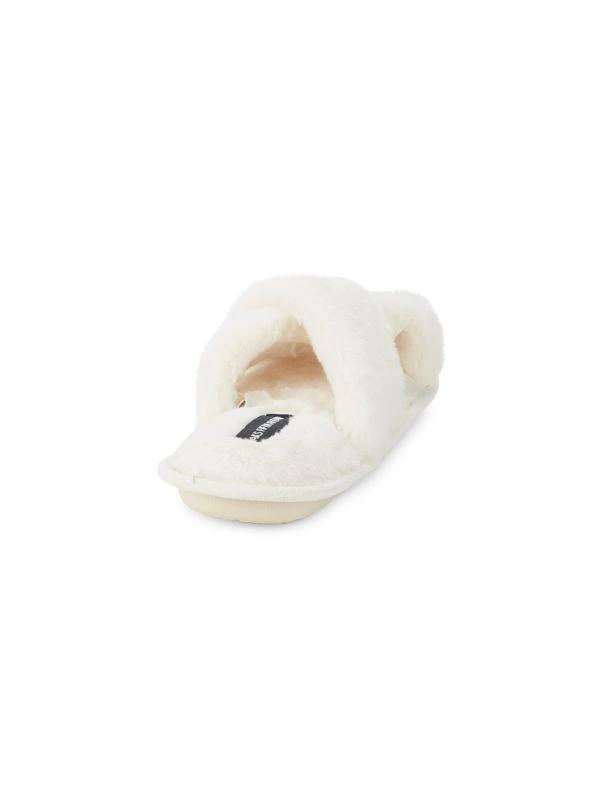 Saks Fifth Avenue Emily Faux Fur Slippers 3