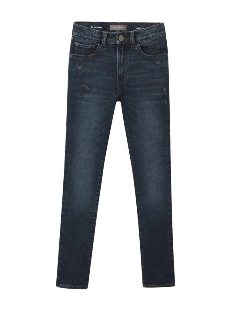 DL1961 Girl's Cove Distressed Brady Slim Jeans 1