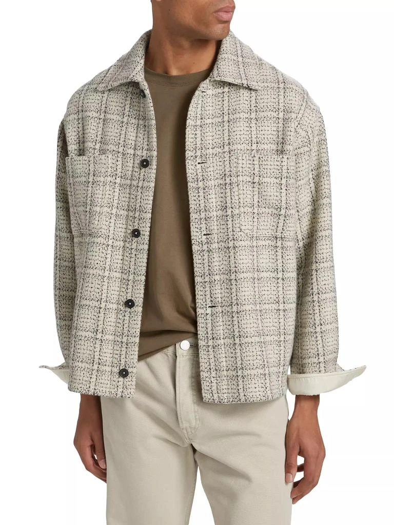 FRAME Flannel Overshirt Jacket 3
