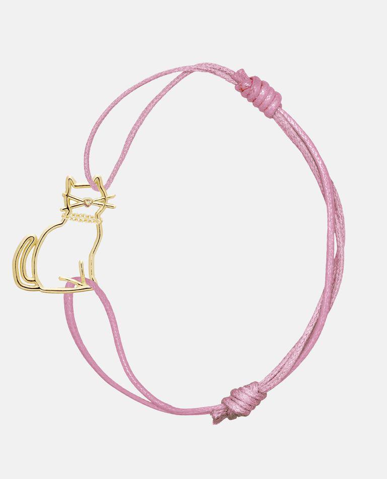 Aliita Miau Pink Cord Bracelet