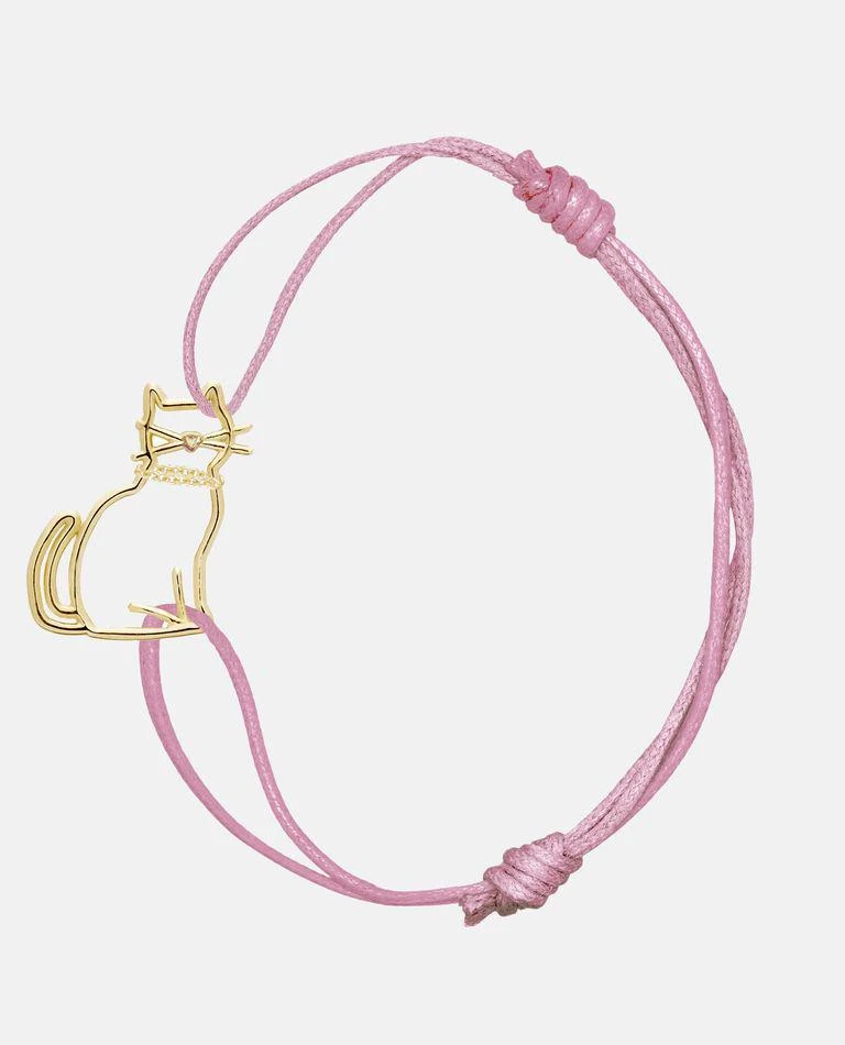 Aliita Miau Pink Cord Bracelet 1