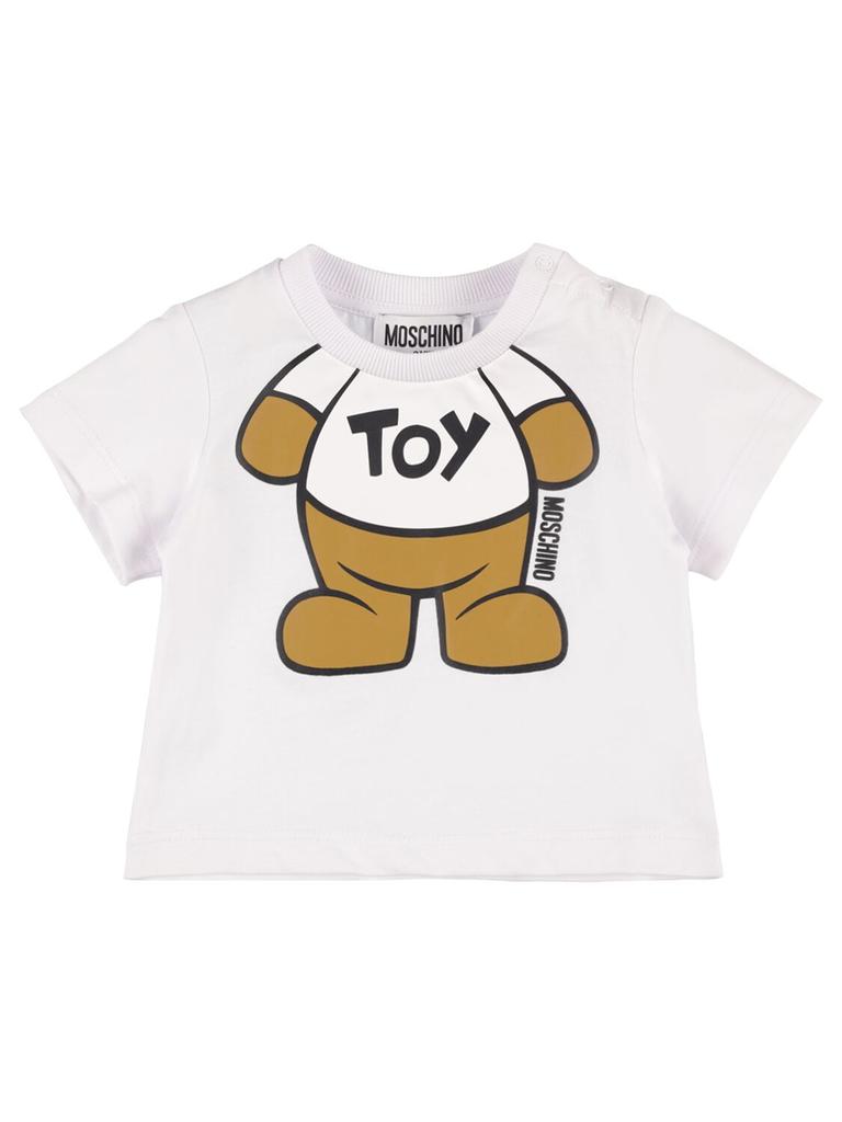 MOSCHINO Cotton Jersey T-shirt