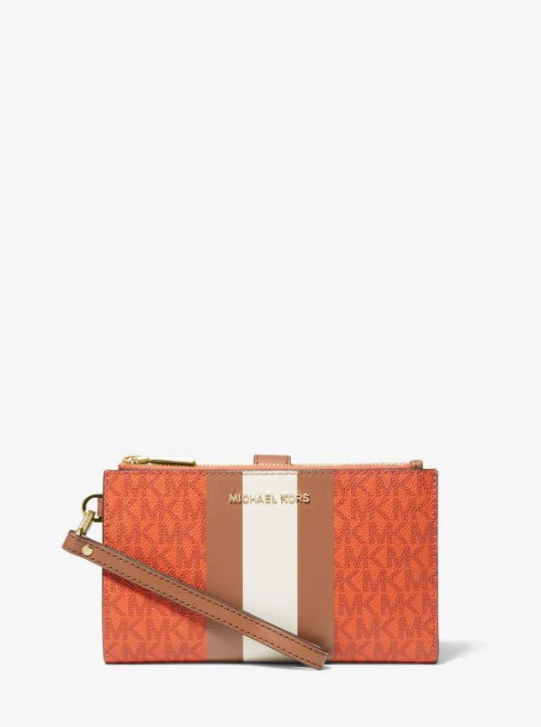 Michael Kors Adele Logo Stripe Smartphone Wallet 1