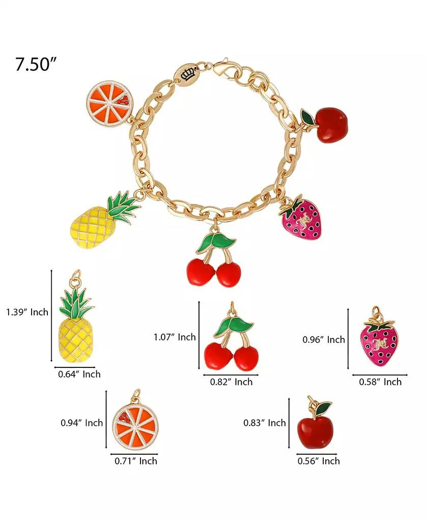 Juicy Couture Tropical Fruit Charm Bracelet 6
