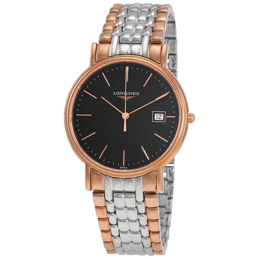 Longines Presence Quartz Black Dial Men's Watch L47901597 1
