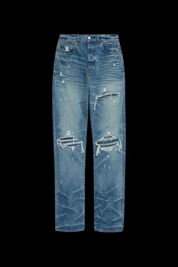 AMIRI Amiri Logo Patch Distressed Jeans 1