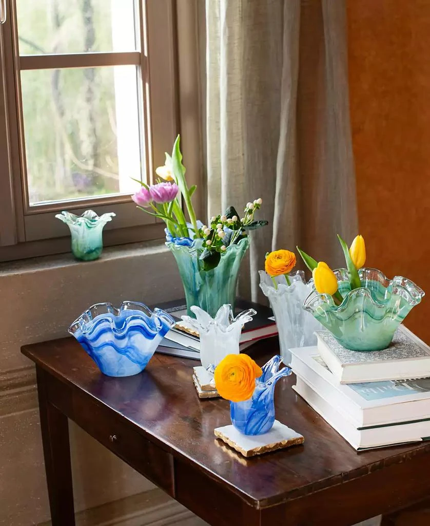VIETRI Onda Glass Petite Vase 3