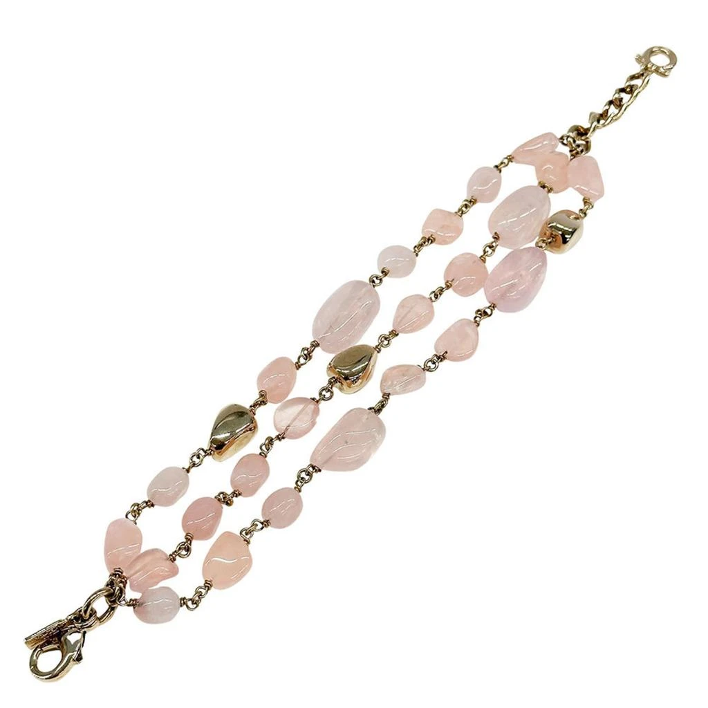 Salvatore Ferragamo gold pink Charm Bracelet (Pre-Owned) 3