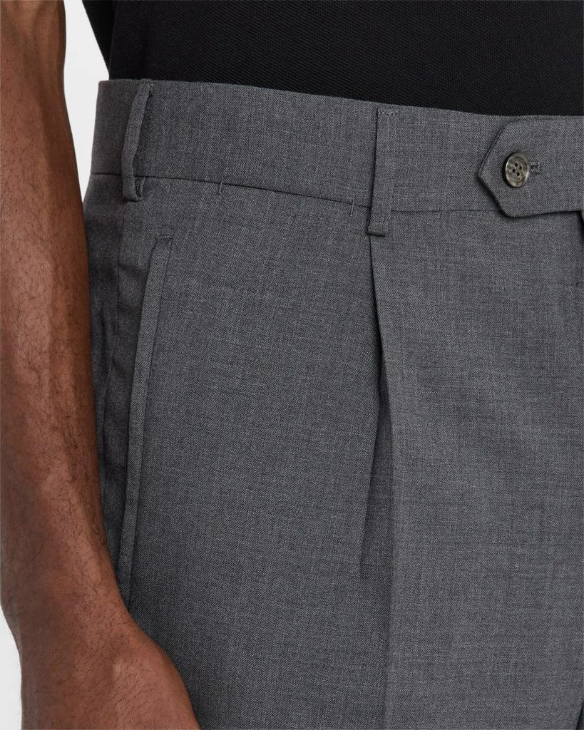 Dunhill Men's Wool Single-Pleated Trousers 5