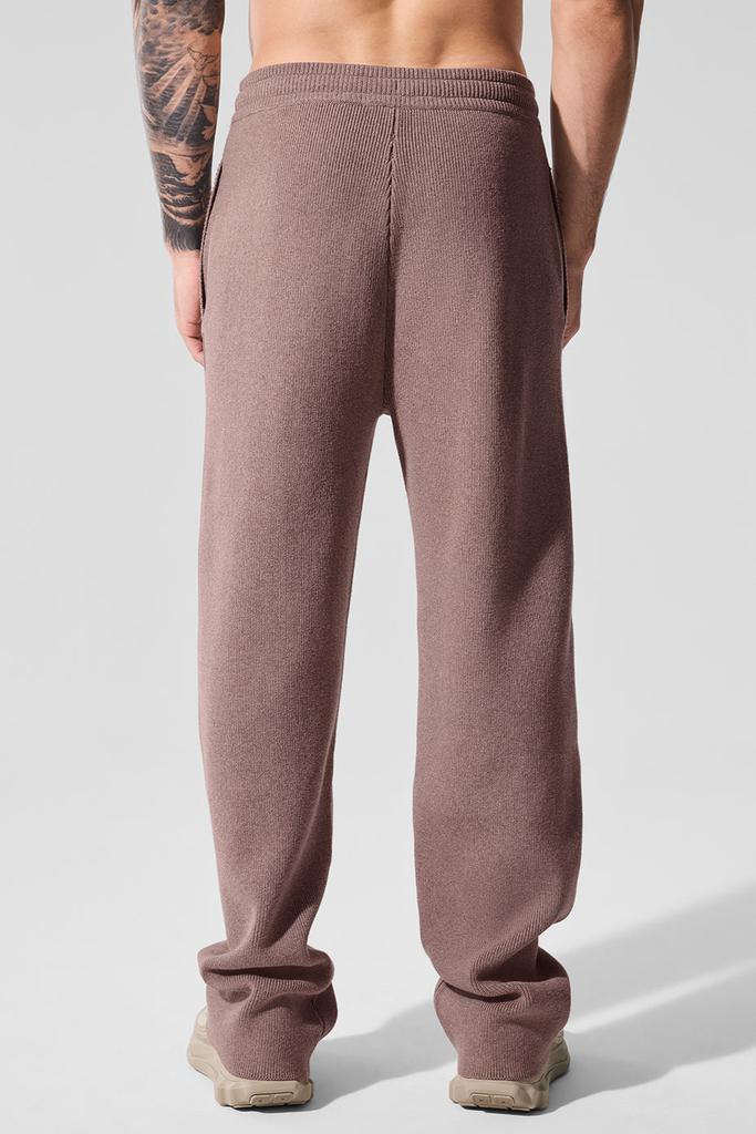 Alo Scholar Straight Leg Sweatpant - Mushroom Heather