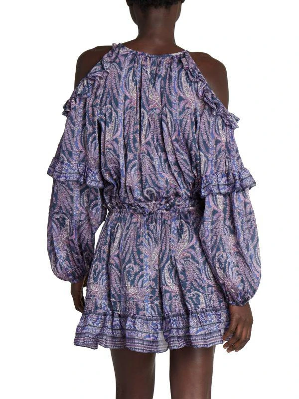 Isabel Marant Gabinia Paisley-Printed Minidress 2