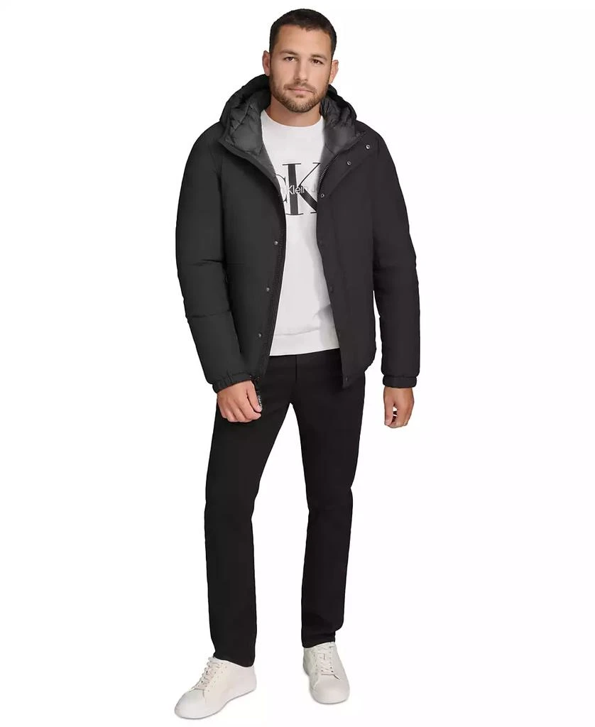 Calvin Klein Men's Ripstop Hooded Puffer Jacket 1