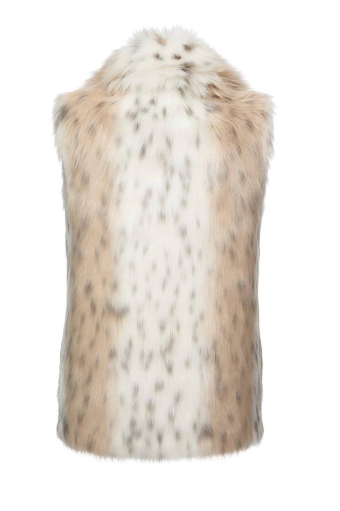 Unreal Fur Rubicon Vest In Snow Leopard
