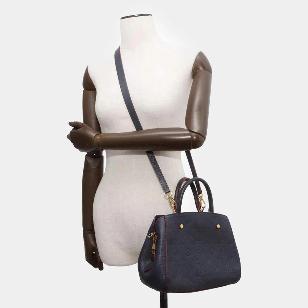 Louis Vuitton Louis Vuitton Marine Rouge Monogram Empreinte Montaigne BB Tote Bag 4