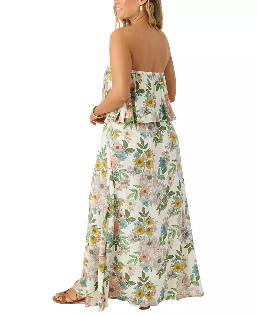 O'Neill Juniors' Sadie Strapless Floral Maxi Dress 3