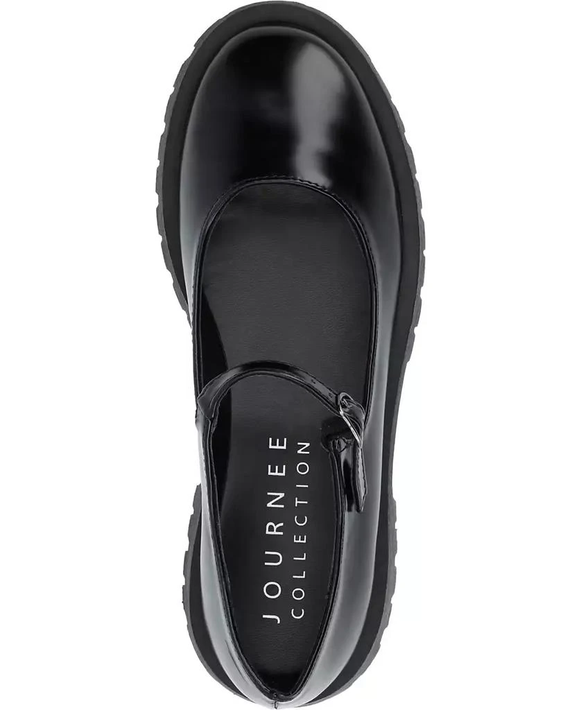 Journee Collection Women's Kamie Lug Sole Mary Jane Flats 4