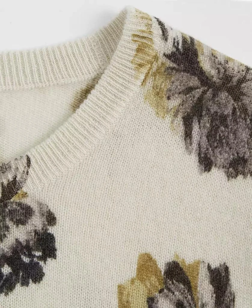 Club Room Men's Harrison Regular-Fit Floral Cashmere Sweater, Created for Macy's 5