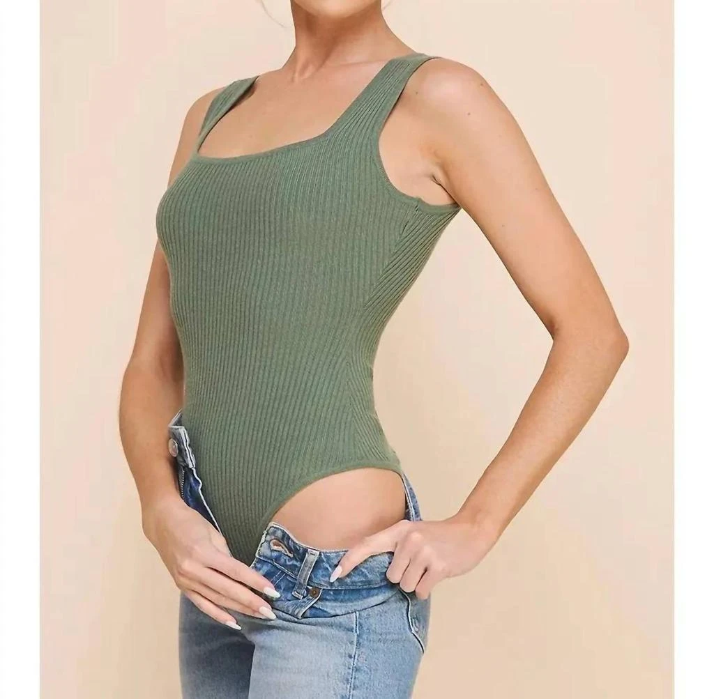 ALLIE ROSE Allie Rose - Lily Square Neck Bodysuit 2