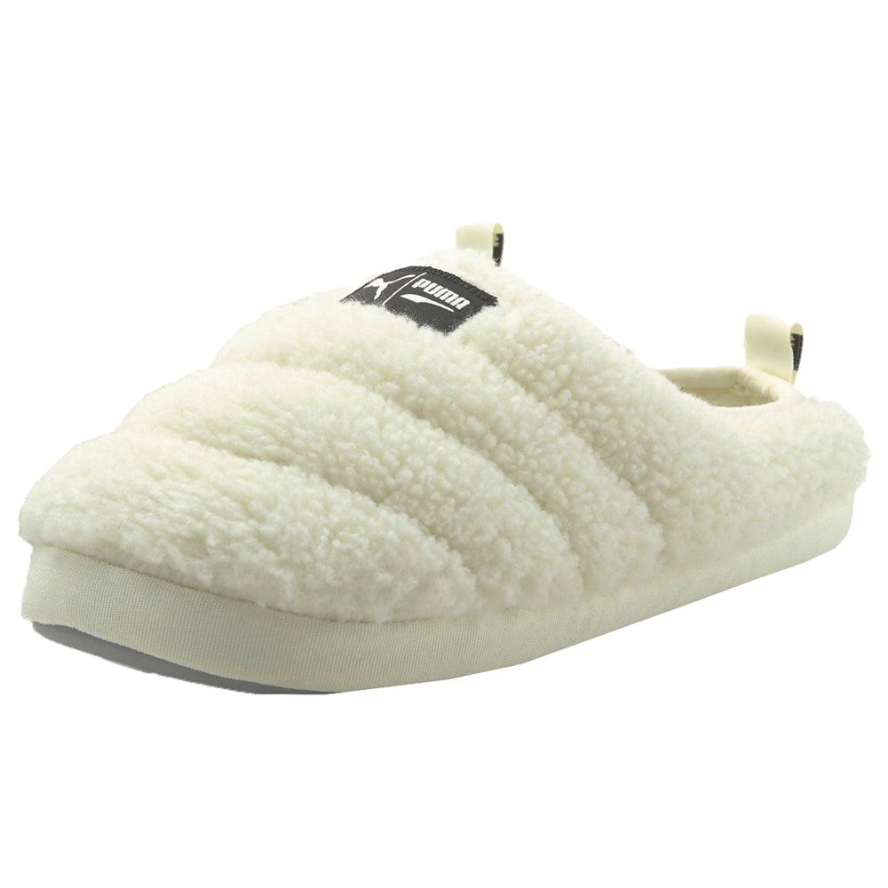 Puma Sherpa Logo Scuff Slippers