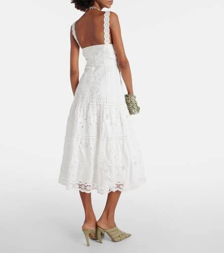Farm Rio Richelieu broderie anglaise midi dress 3