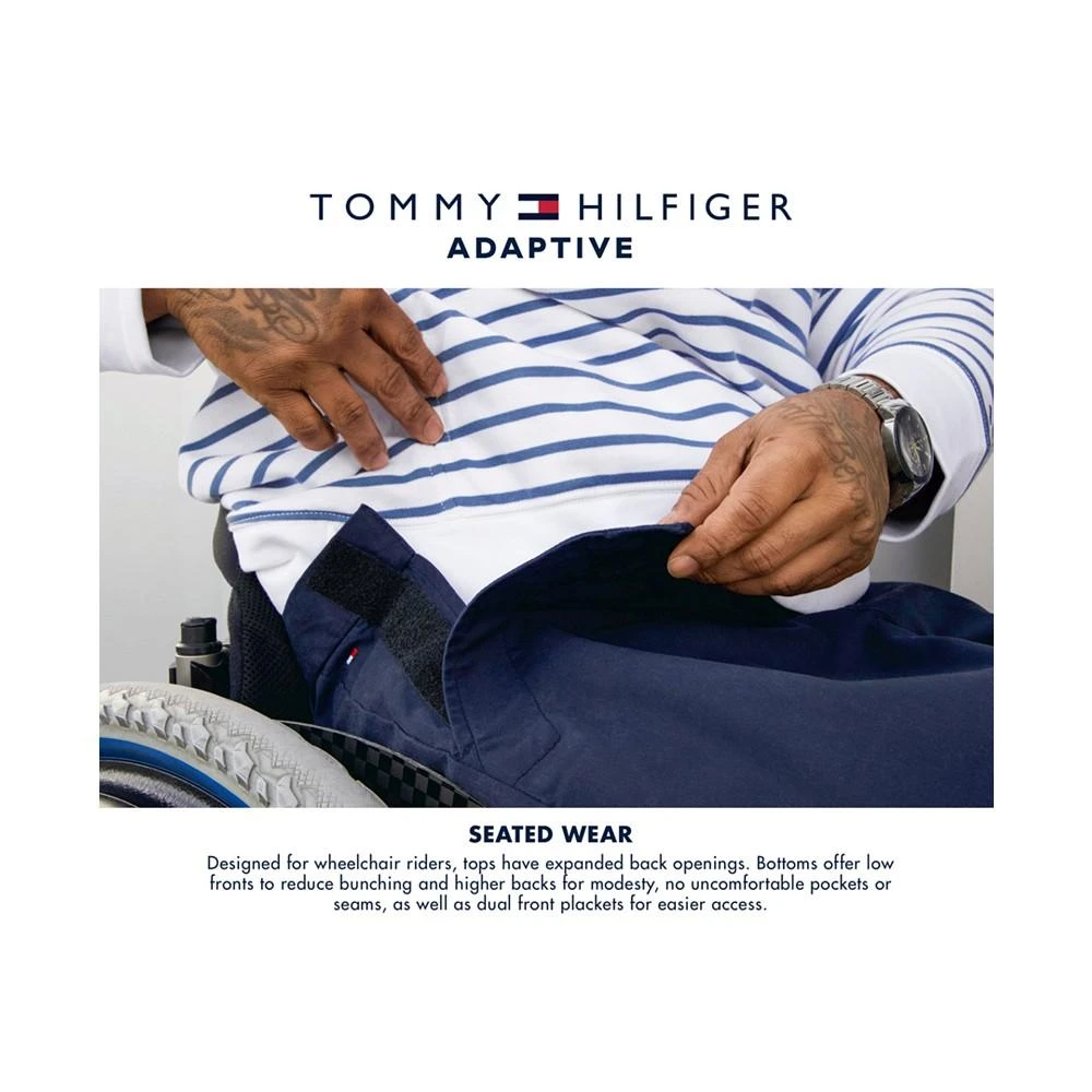 Tommy Hilfiger Men's Seated Fit Chino Pants with Velcro® Closure 6