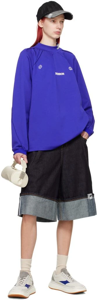ADER error Indigo Contrast Denim Shorts 4