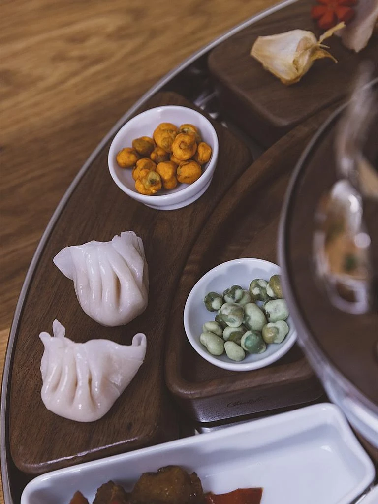 Christofle Mood Asia Stainless Steel Serving Tray Set 6