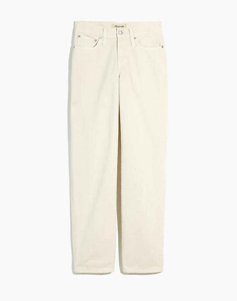Madewell Madewell x Donni Low-Rise Loose Jeans in Antique Cream 5
