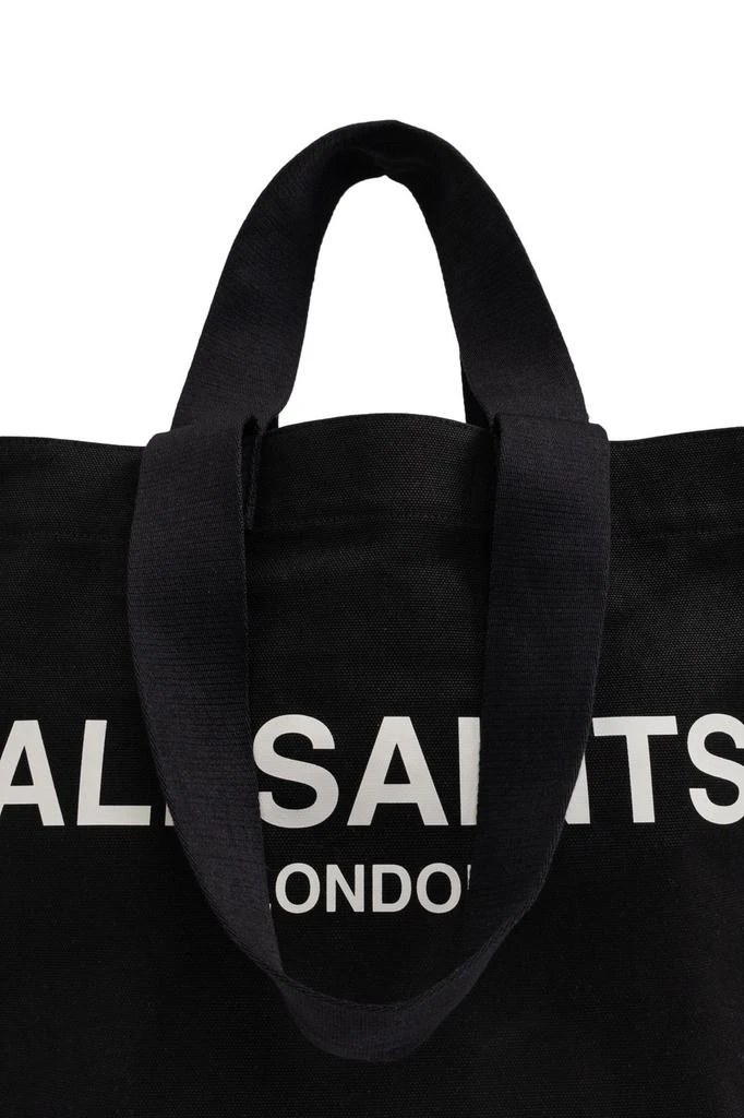 ALL SAINTS Allsaints Logo Canvas Tote Bag 6