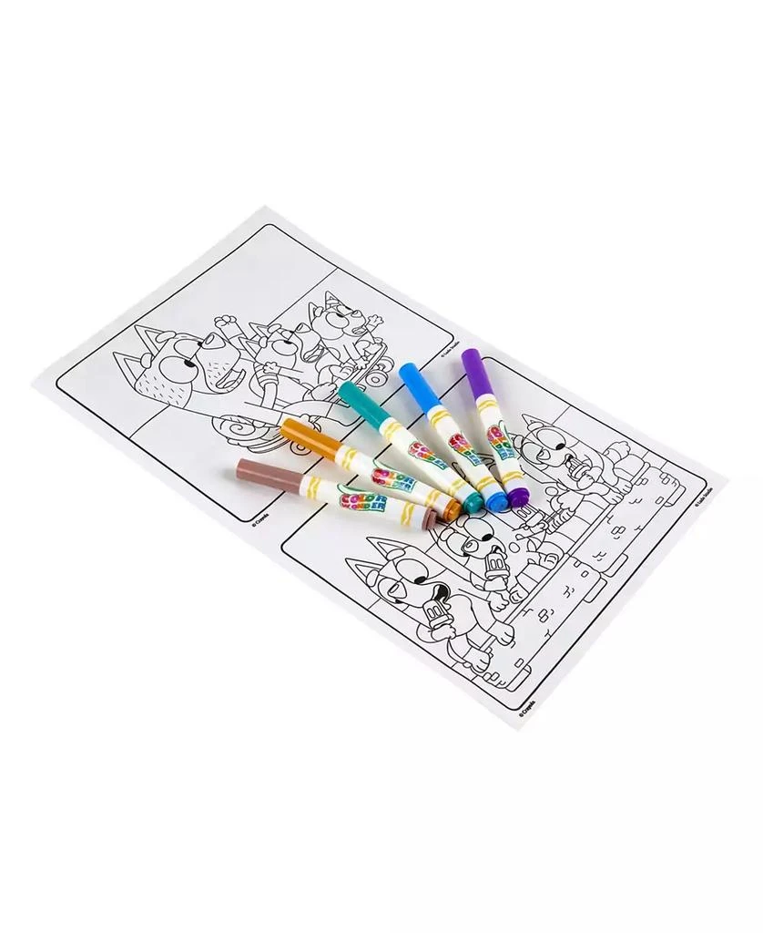 Crayola Color Wonder Bluey Coloring Pad and Markers, Pack of 2 6