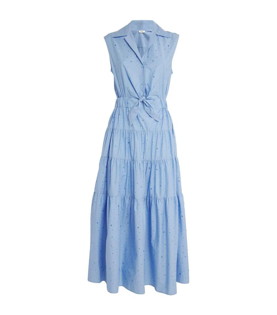 Sandro Cotton Rhinestone-Detail Maxi Dress 1