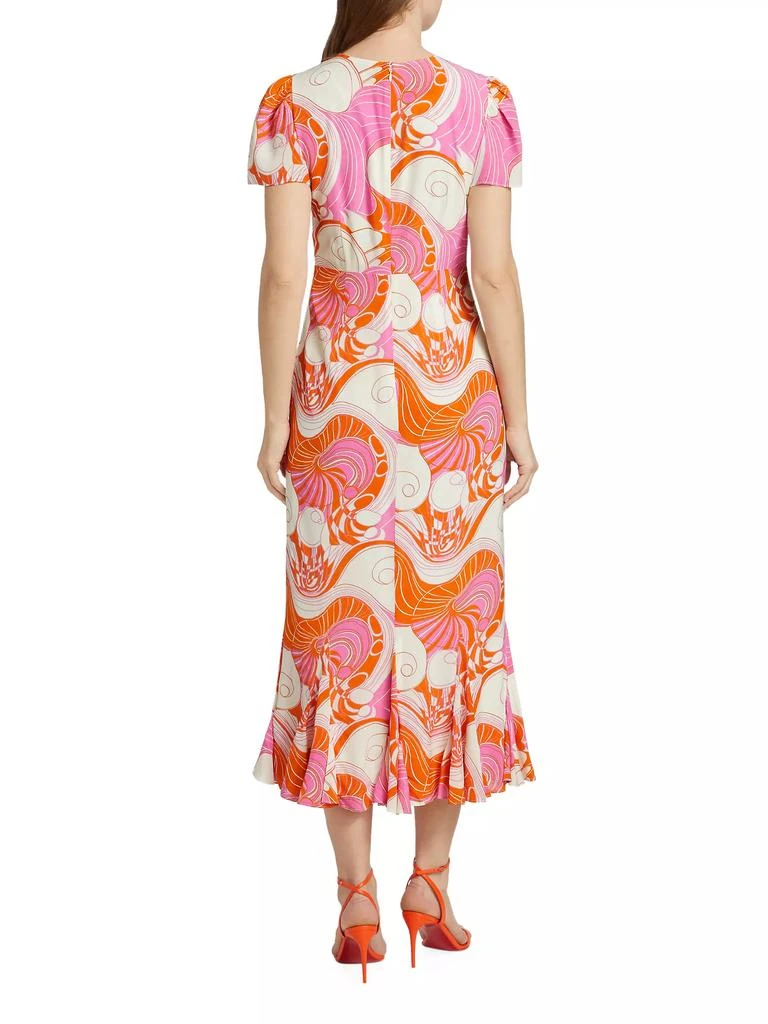 Rhode Lulani Printed Midi-Dress 5