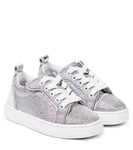 Christian Louboutin Funnyto glitter leather sneakers 1