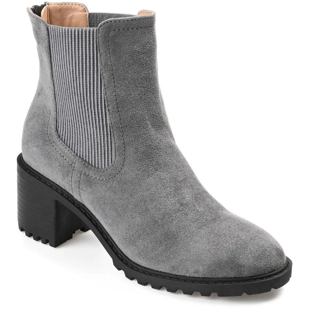 Journee Collection Jentry Womens Faux Suede Chelsea Ankle Boots 1
