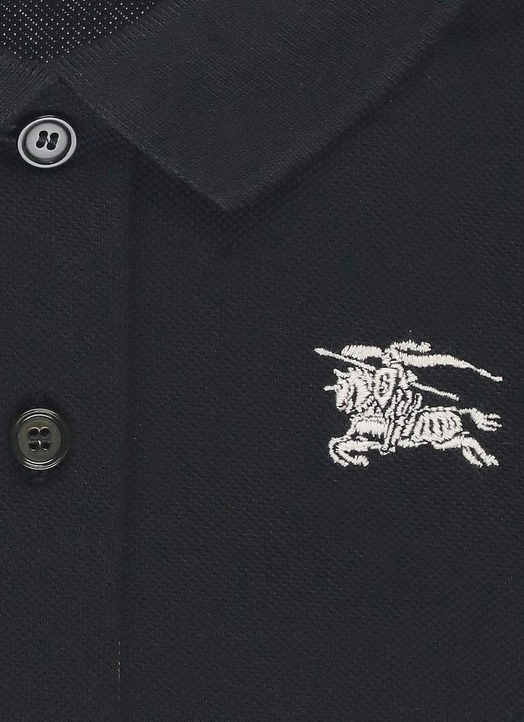 Burberry Burberry Kids Logo Embroidered Belted Waist Polo Dress 3