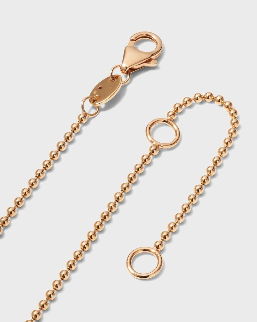 Roberto Coin 18k Rose Gold Pendant Necklace w/ Diamonds 4